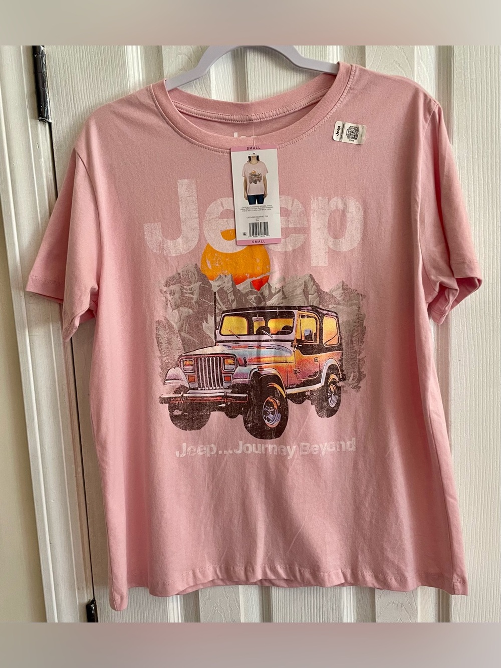 Jeep “Journey Beyond” Graphic Tee – Women’s Size Small (NWT), relaxed oversized